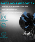 Cordless LED Work Light for Makita 18V Max Battery 27W 2400LM wide beam heat dissipation design shown in detail