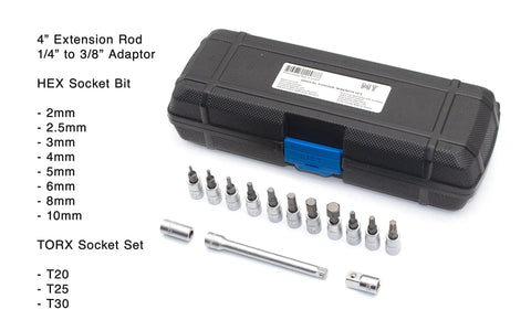 Pro Grade Digital Torque Wrench Set One Quarter Inch And Three Eighth Inch With Easy Push Button Reversible Drive Quick Release 72 Tooth Ratchet Precision Tolerance Plus Or Minus Two Percent For Home Garage And Pro Shops