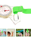Directional Off Road Thumb Compass For Hiking And Orienteering Ultra Lightweight Acrylic Handheld Tool With Strap