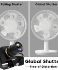 Comparison of rolling shutter and global shutter with High Speed USB Camera With Global Shutter 90fps 2MP 1920x1200.