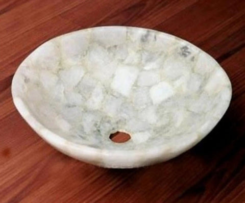 Slick White Quartz Square Vessel Sink 24 Inch Countertop Wash Basin For Bath Or Kitchen Vanity Featuring Top Shelf Premium Glaze And Solid Non Porous Surface That Drops Fresh Modern Elegance On Your Counter Today.