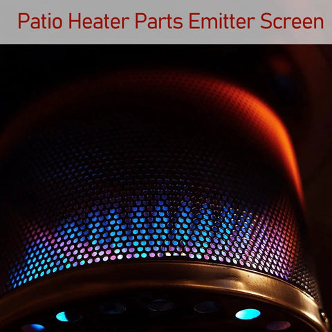 Main Burner Net Emitter Screen For Gas Patio Heaters Ten And Three Quarters Inch Diameter Heavy Duty Stainless Steel Safety Net