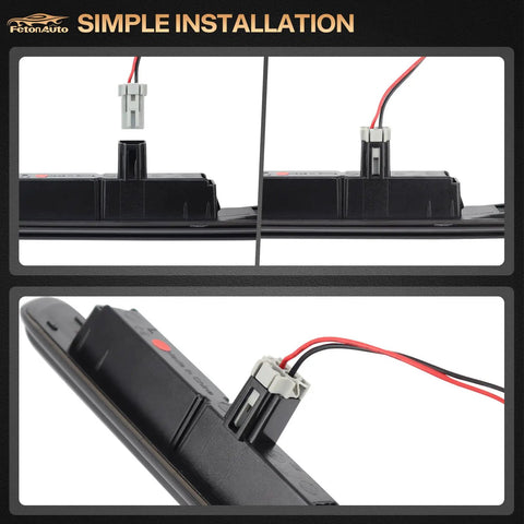 Acura TL 2007 2008 Type S Rear Side Marker Lights Wiring Harness Adapter Kit Plug And Play Socket for LED Markers