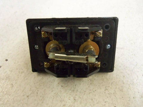 Built Like A Tank Heavy Duty Double Plunger Switch With Make Before Break Circuit, 1.38 Inch Plastic Mushroom Head Actuator top view.