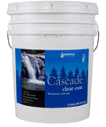 Clear Semi Gloss Deck And Fence Top Coat Refresher In 5 Gallon Pail Water Base No Fuss Cleanup Outdoor Ready Blend.