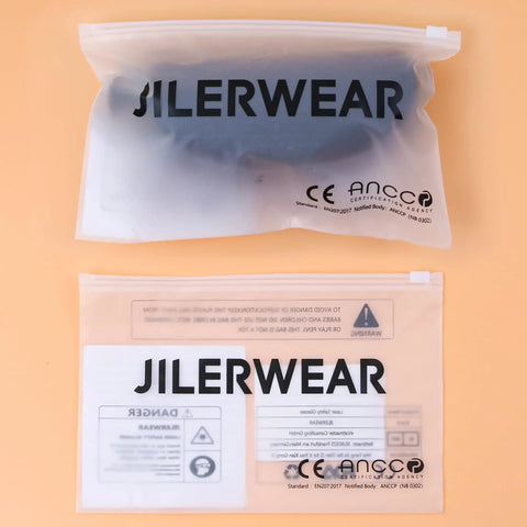Packaging of Pro Grade Laser Safety Glasses With Broad Spectrum Shield 190nm to 1200nm For Violet Blue Red Lasers, EN207 Certified