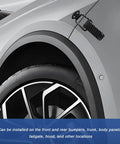 Bombproof Carbon Fiber Bumper Clip Hasp Quick Release Auto Fastener on a vehicle fender for easy installation and secure fit.
