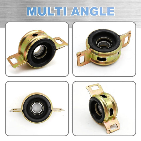 Drive Shaft Center Bearing Replacement For Toyota T100 1993 1998, Tacoma 1995 2015, And Tundra 2000 2015, Center Support Bearing 37230-35130 3723035130 Direct Fit, Heavy Duty, Easy Install, OEM-Quality Drivetrain Upgrade displayed in multiple angles showing the design and mounting features.