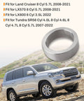 Rear Axle Bearing Retainer Inner Ring Fits Land Cruiser 2008-2021 5.7L V8, Tundra 2007-2022 ring displayed with SUV in background
