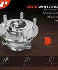 Two Pack Rear Wheel Bearing And Hub Assembly For AWD Mitsubishi Outlander 2007 2013 And Lancer 2012 2017 5 Lug Fitment