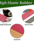 8 Foot Pool Table Bumper Replacement Kit Set Of 6 With Pro Grade Premium Rubber Rail Cushions demonstrating high elasticity, cut to size.