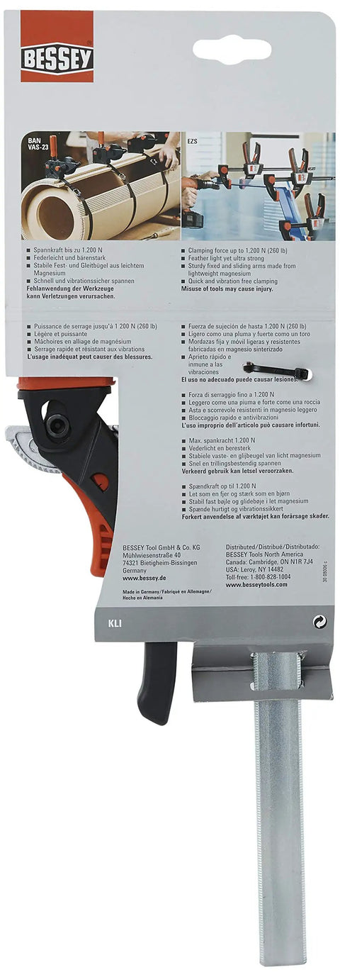 Heavy Duty 12 Inch Rapid Action Lever Clamp Built For Daily Grind With Rock Solid Vibration Resistant Jaw and Fast Release Design.