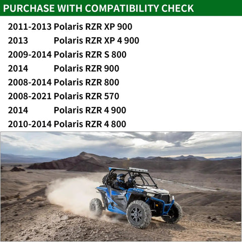 2 Piece Hood Latch Toggle And Grommet Washer Kit For Polaris RZR 570 800 900 XP 4 900 S 800 4 800 compatibility chart with RZR