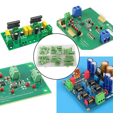 Must Have Breadboard Friendly 2.54mm 0.1 Inch Pitch Mini PCB Mount Screw Terminal Block Connector Set With 2P 3P 4P 5P 6P 8P Options