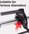 Badass 110V Electric Pipe Threader Heavy Duty Threading Machine Kit with Six Swappable Dies, clamp for various pipe diameters.