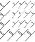 Heavy Duty Lawn Chair Webbing Clips Set, 100 Piece Galvanized Steel Clips For Chair Frame Repair And Sofa Webbing Replacement