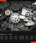 Engine view with Timing Belt Kit With Water Pump And Tensioner For Toyota Camry Celica Solara 2.0L 2.2L Engines