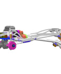 Double Bent Front And 90mm Rear Link Set For Axial SCX24 Deadbolt Crawler Beef Up Ground Clearance Titanium Alloy Or Aluminum Upgrade Nylon Rod Ends Brass Pivot Balls Flexible Build Options installed on SCX24 chassis