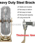 Heavy Duty 8 Inch And 10 Inch Pneumatic Rubber Caster Wheel Set Of 4 Slick Rollin Swivel Casters With Integrated Brakes on durable steel bracket.