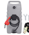 14 Gallon Portable Diesel Fuel Tank On Wheels With Siphon Pump And 10 Ft Hose, Rugged UV Resistant Plastic Caddy For Cars, Lawn Mowers, ATVs And Boats.