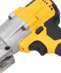 Heavy Duty Brushless Cordless Metal Shear With 20V Li Ion Variable Speed And 300Nm Torque Power handle and cutting head detail.