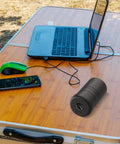 Erecting Power Eyepiece 20mm For 1.25 Inch Newtonian Reflector Telescopes with laptop on wooden table