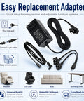 29V 24V 2A Universal Recliner Power Supply Plug In Adapter For Electric Chair Sofa Couch Lift Motor instructions and components.