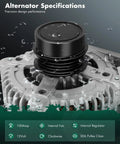 Beefed Up Power 100 Amp Alternator Replacement For Toyota Camry 2012 2015 2.5L, RAV4 2009 2012 2.5L, Scion tC 2011 2016 2.5L