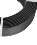 Heavy Duty Pp Manual Packing Belt Roll Killer Tensile Strength Strapping Tape For Hand Baler Tools 12.5mm Width 300m Length secured with silver buckle.