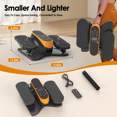 Under Desk Elliptical Machine No Fuss Quiet Motor Seated Pedal Exerciser For Office And Seniors, dimensions 12.20in x 11.81in x 6.69in