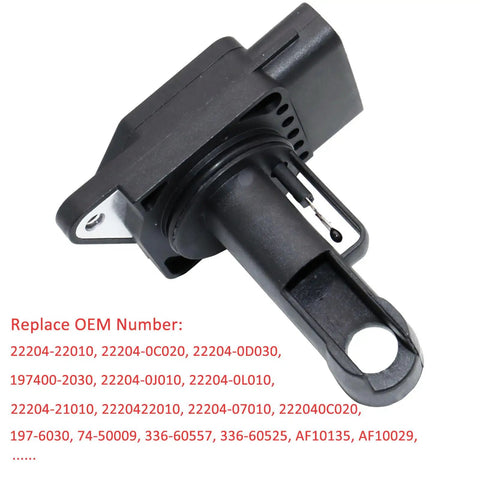 Toyota Mass Air Flow MAF Sensor Plug And Play With Easy Install for 4Runner, Camry, Highlander, Corolla, RAV4, Tacoma, Sienna, Scion