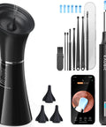 Easy At Home Ear Wax Removal Kit With Camera For Safe Gentle Ear Cleaning Visual Inspection Ear Camera And Gentle Irrigation System