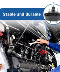 Top Shelf Power Brake Booster 53-2791 installed in Toyota Tacoma engine bay, showing durable black housing and tool in use.