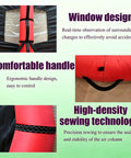 Inflatable Wing Foil Board for Wing Surfing Lightweight Easy Pump Travel Companion showing window, handle, and sewing technology