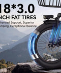 FatGo1 1000W Folding Electric Tricycle for Adults With Basket Fat Tire 3 Wheel Ebike front wheel with 18*3.0 inch fat tire