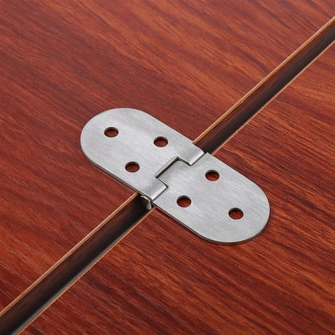 Stainless Steel Folding Table Hinges Flap Hinge Flush Mounted Self Supporting For Cabinet Furniture Durable And Easy To Install For Drop Leaf Tables Desks And DIY Projects