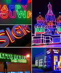 Ultra Bright Dope 200 Pack 12V RGB LED Modules 5050 SMD Color Changing Lights 100ft Waterproof IP65 Multicolor for signage and decor
