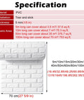 Specifications for Hassle Free Peel And Stick Brick Wallpaper Roll For Kitchen Backsplash Waterproof PVC self-adhesive wall covering.