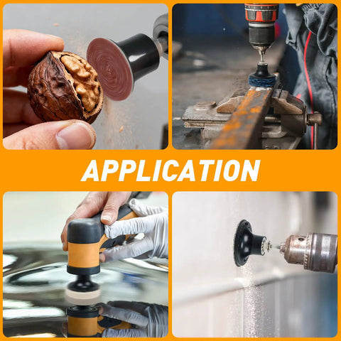 172 Pack 2 Inch Die Grinder Sanding Discs With One Quarter Inch Roll Lock Quick Change System for various applications.