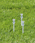 Heavy Duty Lawn Aerator Spikes 10 Pack Replacement Pegs for Lawn Shoes, metal spikes on grass