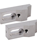 Badafaci Low Profile Side Clamp Vise M8 Hardened Steel with precision cutouts for CNC machining and small workpieces.