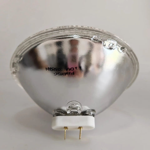 litewinsune PAR56 300W 110V WFL Wide Flood Light showing reflective surface and base with pins.