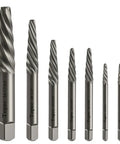 7 Piece Screw Extractor Set For Damaged Bolts And Stripped Screws Easy Out Bolt Extractors With Spiral Flutes Heavy Duty CR MO Steel