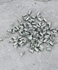 Heavy Duty 6.5mm Tire Stud Inserts 100 Piece Anti Slip Kit For Cars Trucks And Atvs showing titanium steel ice grip studs.