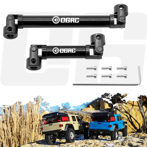 Center Driveshaft For Axial SCX24 Jeep Gladiator AXI00005 Steel CNC Hardened U Joint Upgrade Drive Shaft with screws and tool