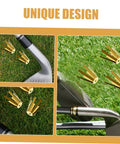 Universal Brass Golf Shaft Adapter Shims And Octopus Spacers Rig Ready Pack Of Five Durable Fittings on grass and golf clubs.