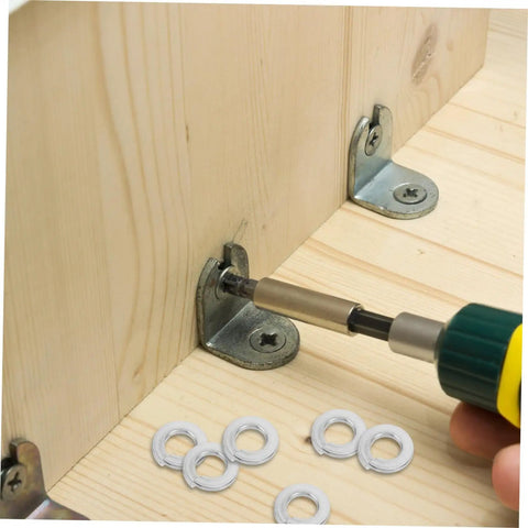 Stainless Steel Spring Washers Set 100 Pcs 304 Grade Non Slip Gasket Assortment Kit For Screws And Fasteners Durable Split Washers For Rock Solid Tightening Vibration Dampening And Long Lasting Hardware used with screws in wooden bracket assembly