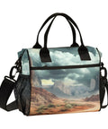 Desert Cloud Large Insulated Lunch Cooler Bag Leakproof Soft Cooler Tote For Women 18 Cans with scenic desert design