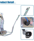 Fuel Pump Sender Assembly For Toyota Pickup Base DLX 1992-1995 with square connector and 3 line hanger close-up view