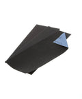 Emery Cloth Sandpaper Set For Metal Surfaces 3 cloth-backed sheets shown fanned out with coarse, medium, and fine grits.